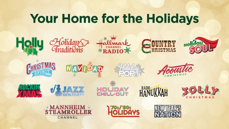 Celebrate the holidays with SiriusXM’s 17 festive music channels